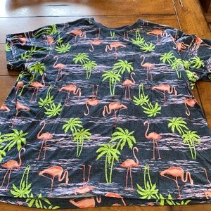 Mens 2xl tropical themed shirt